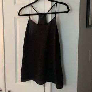 J.Crew Semi-sheer Black Camisole
